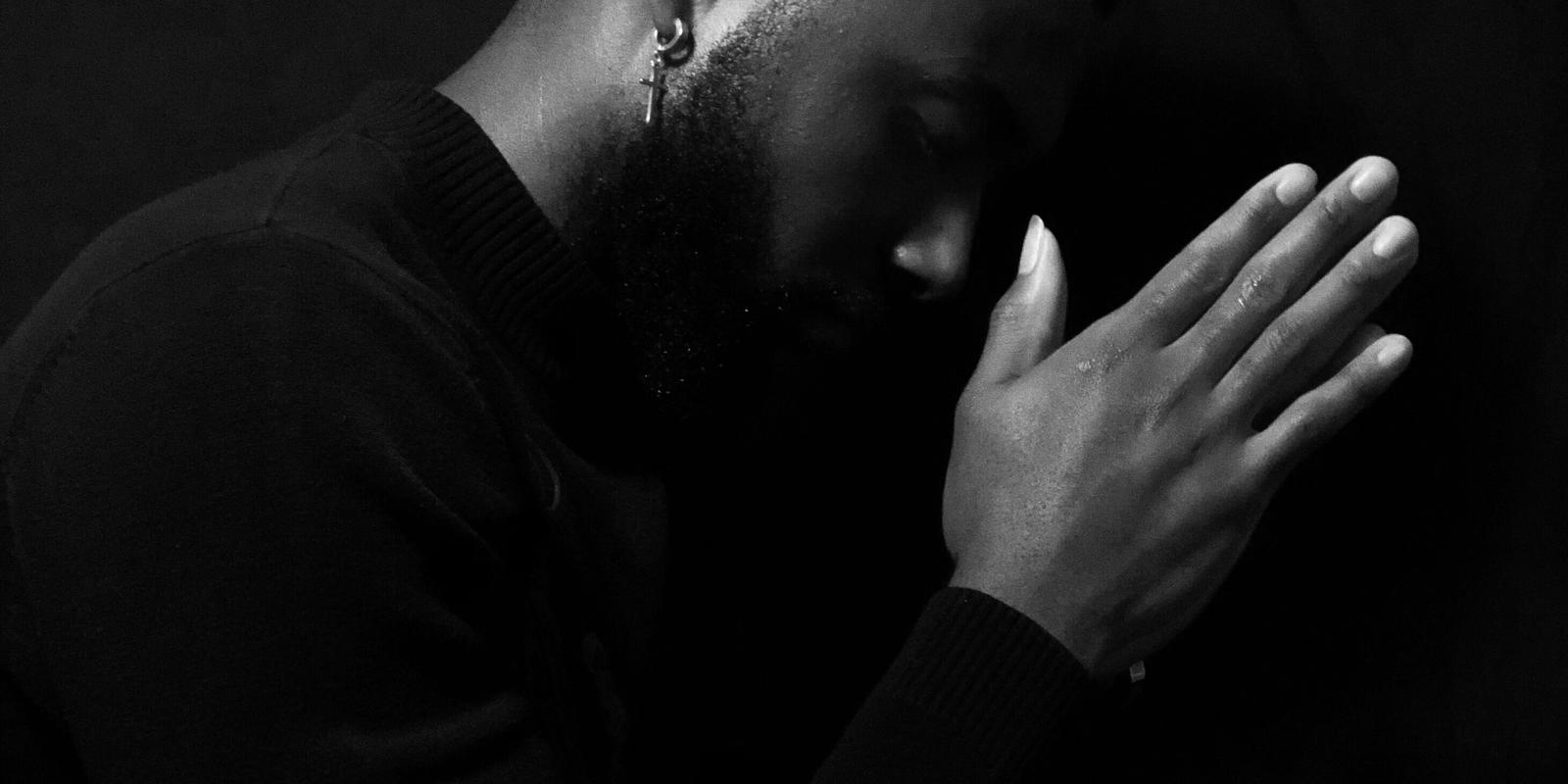 Man praying