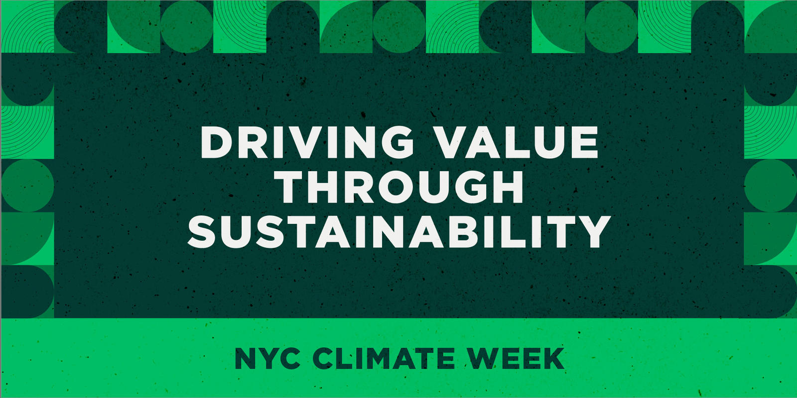 New York Climate Week 2026 Banner